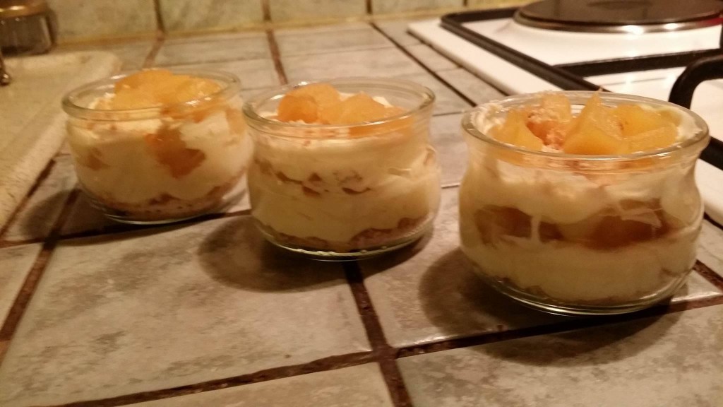 Verrine pommes caramélisées